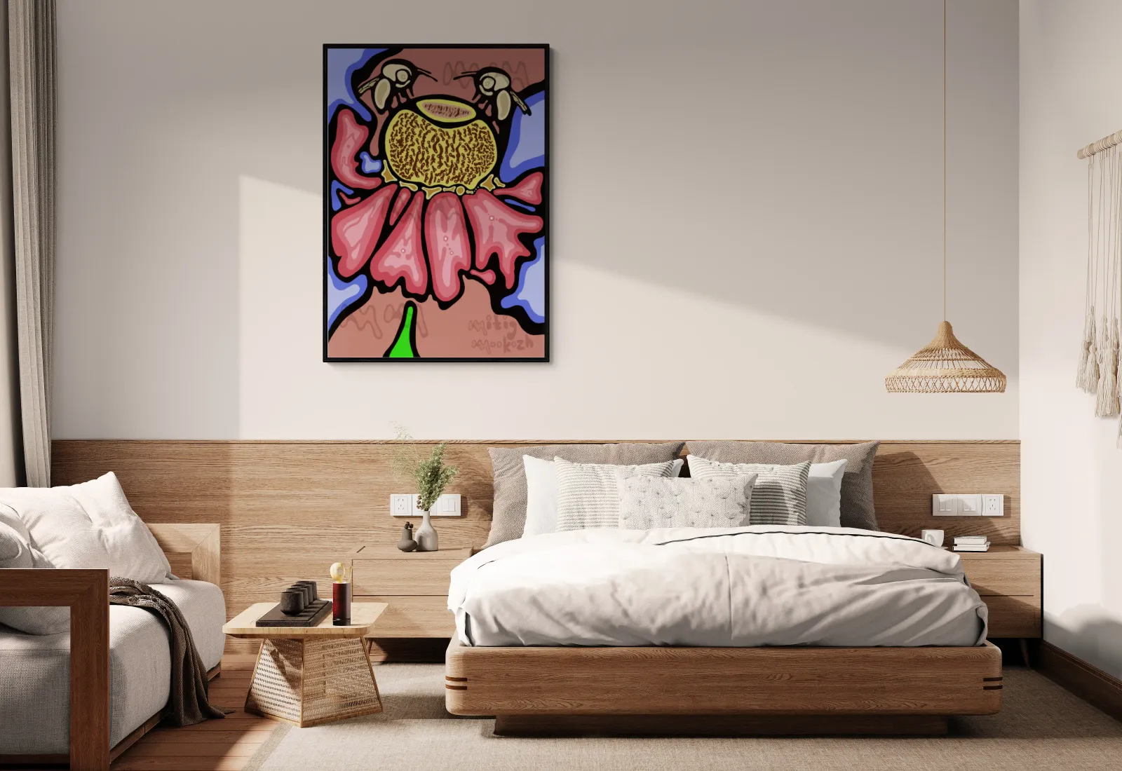 Flower and bee 2